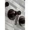 Kingston Brass Tub and Shower Faucet, Oil Rubbed Bronze, Wall Mount KBX8135DL - alternate 5
